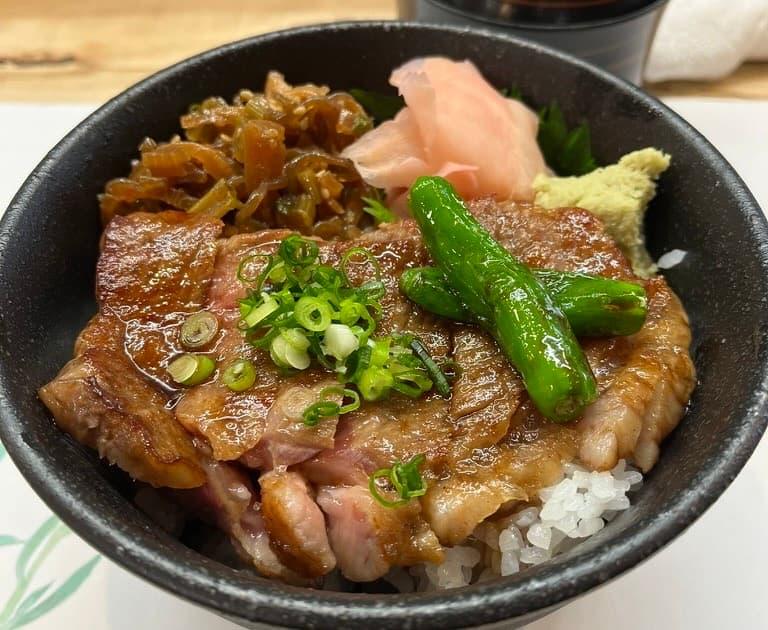 Hida beef donburi